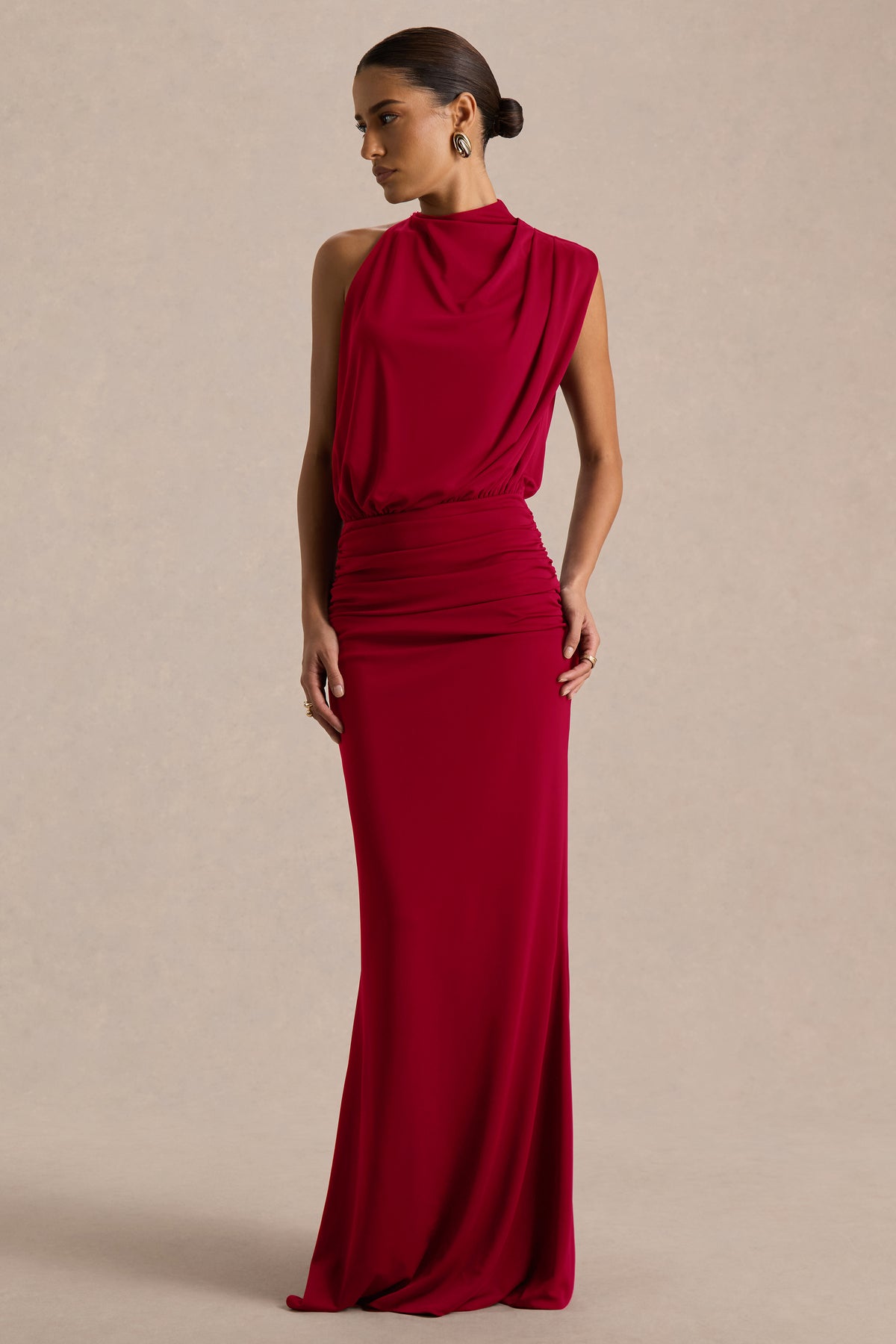 HR_CL137014069 - Umaira Burgundy High-Neck Maxi Dress 03.jpg