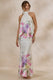 SANCELLE Vayla Cream Floral Print Matte Satin Asymmetric Drop-Waist Maxi Skirt COORD CL137649111 CL137321111.jpg