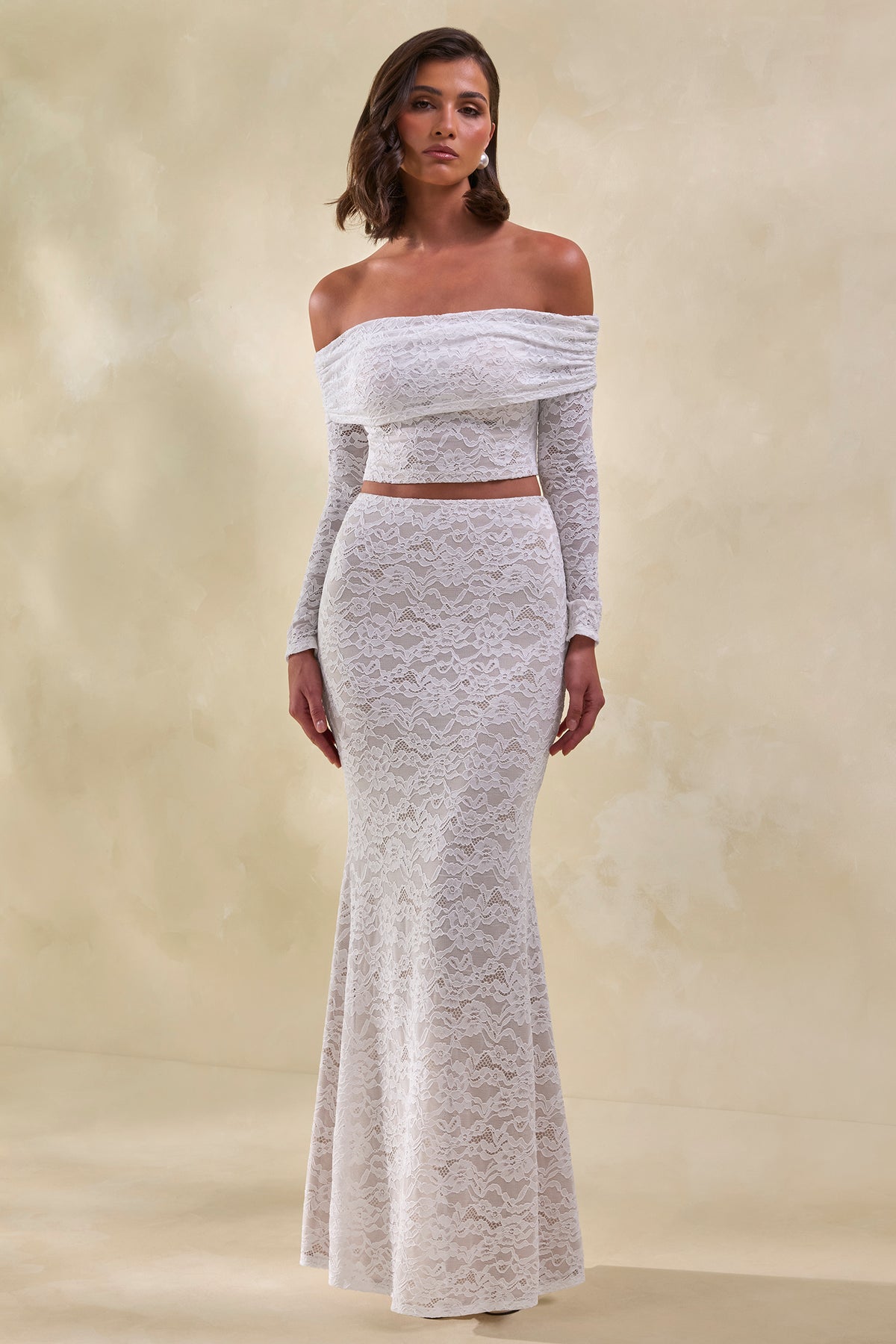 ECM_HR_CL137783110 - Virena White Lace Bardot-Neck Crop-Top + CL137784110 - Viselle White Lace Maxi Skirt1.jpg