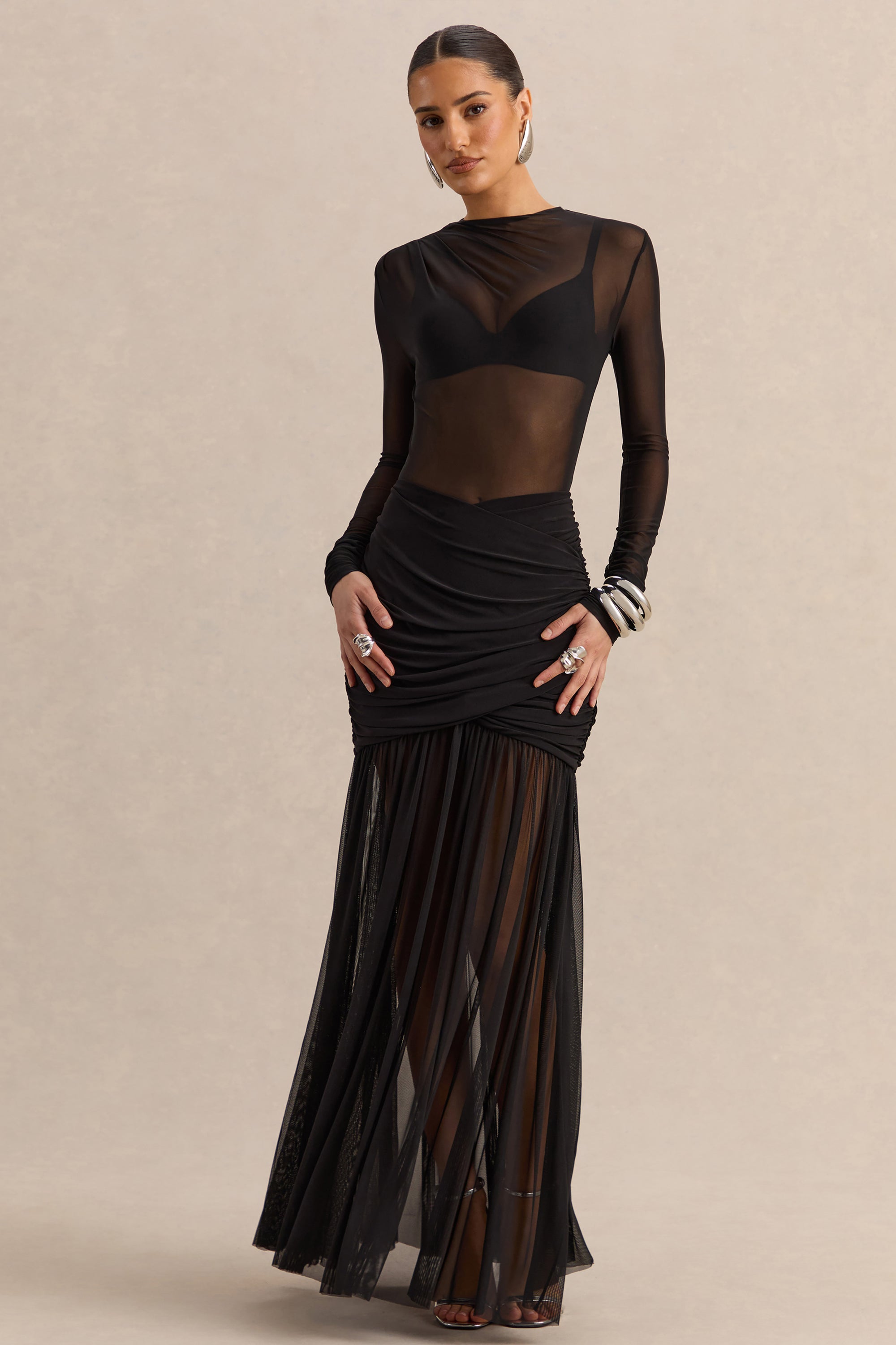 ECM_HR_CL137835001---Kallie-_-Black-Twisted-Waist-Mesh-Maxi-Skirt-+-CL137819001---Garina-_-Black-Mesh-High-Neck-Bodysuit-With-Long-Sleeves--7.jpg