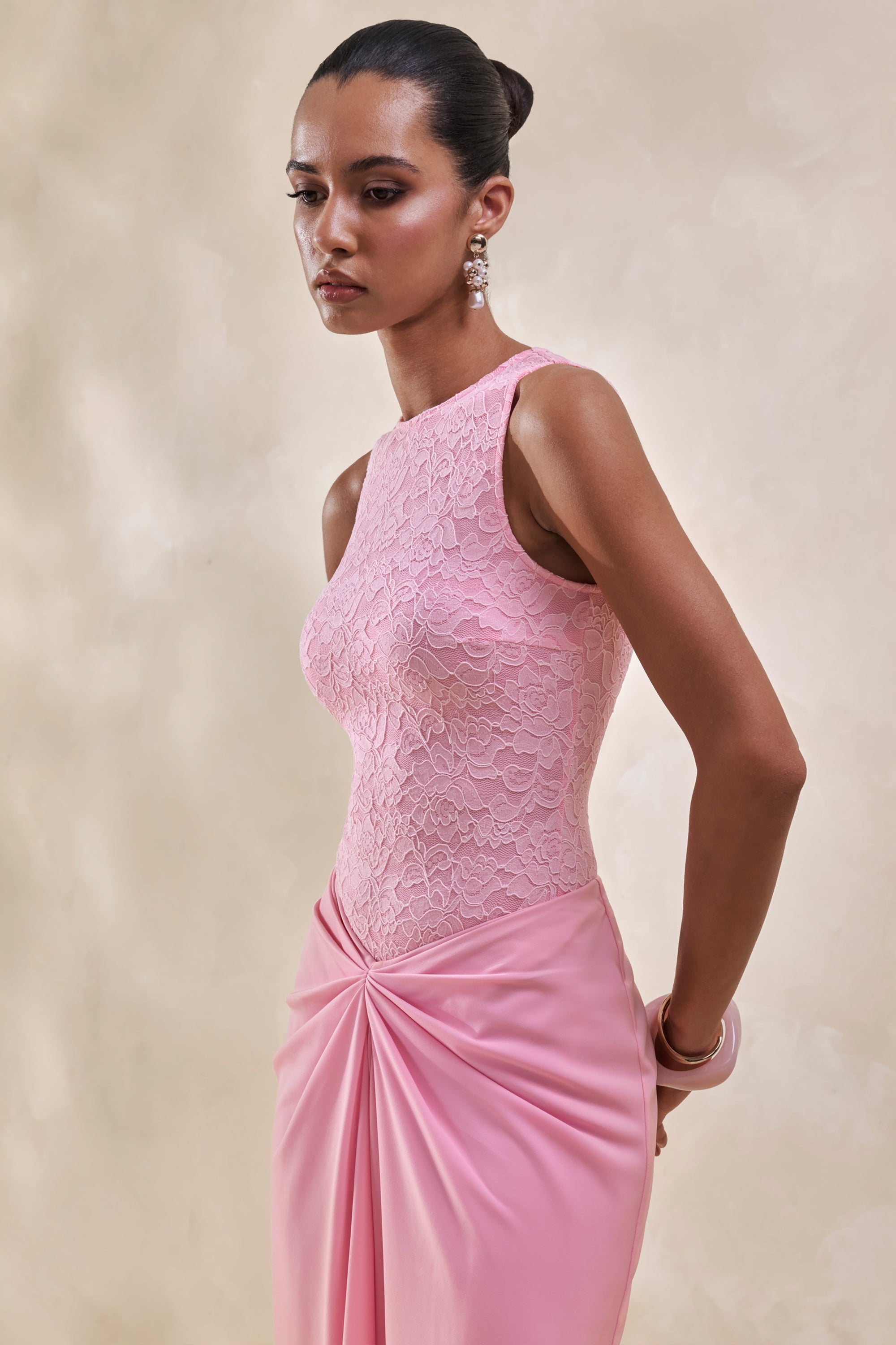 ECM_HR_CL137964084---Setaria-_-Pink-Satin-Maxi-Skirt-With-Gathered-Detailing-And-Sash-+-CL137962084---Serale-_-Pink-Lace-Halter-Neck-Bodysuit4.jpg