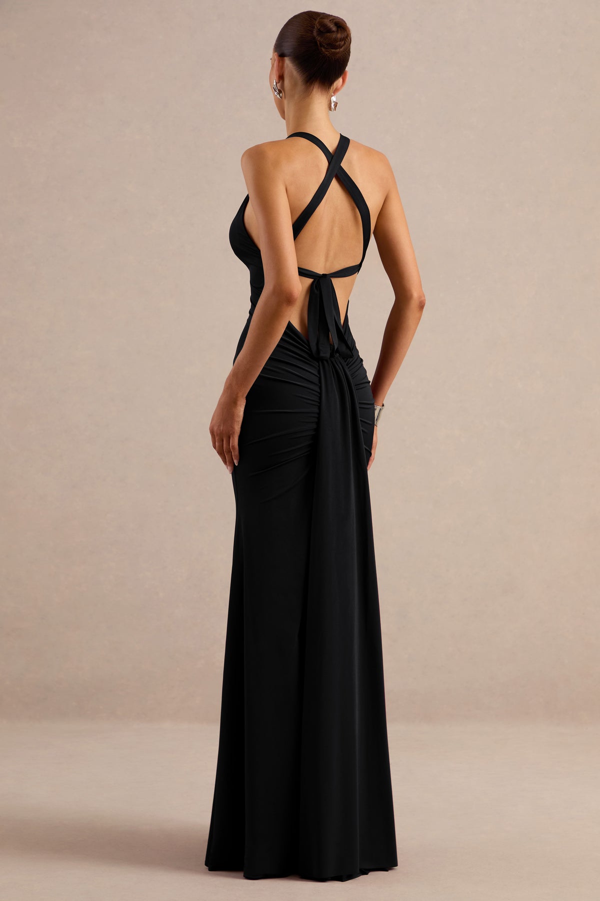 ECM_HR_CL138174001 -  Kalyna | Black Jersey Plunge Maxi Dress With Low Back5.jpg