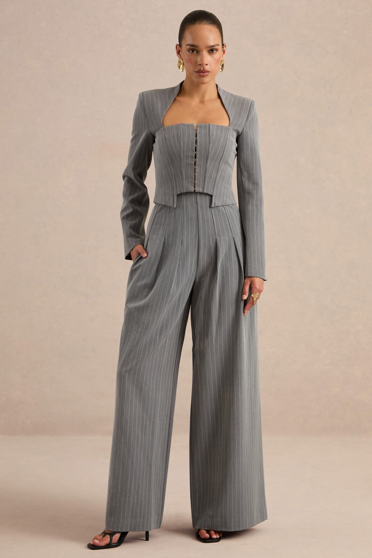 CL138274042 - Genara Grey Pinstripe Wide-Leg Trousers1.jpg