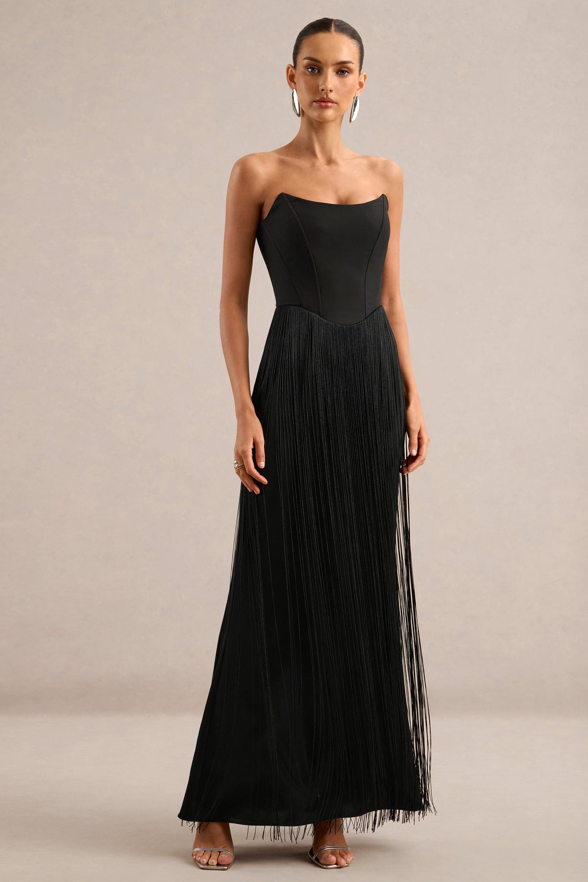 ECM_HR_CL138370001 - Manuela _ Black Bandeau-Neck Maxi Dress With Fringe Detailing2.jpg