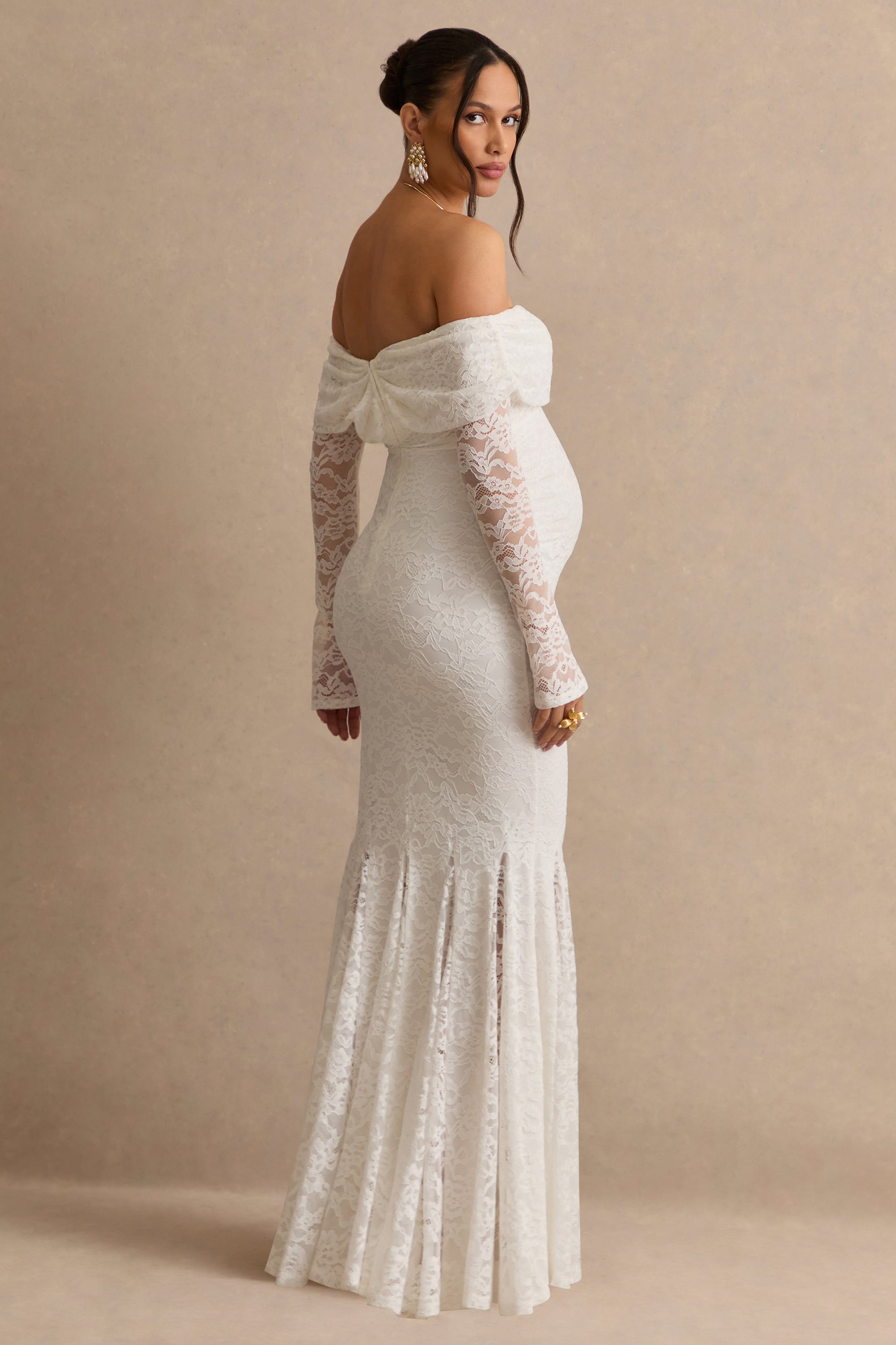 ECM_HR_CL138486110  - Valleria White Lace Bardot-Neck Maternity Maxi Dress12.jpg