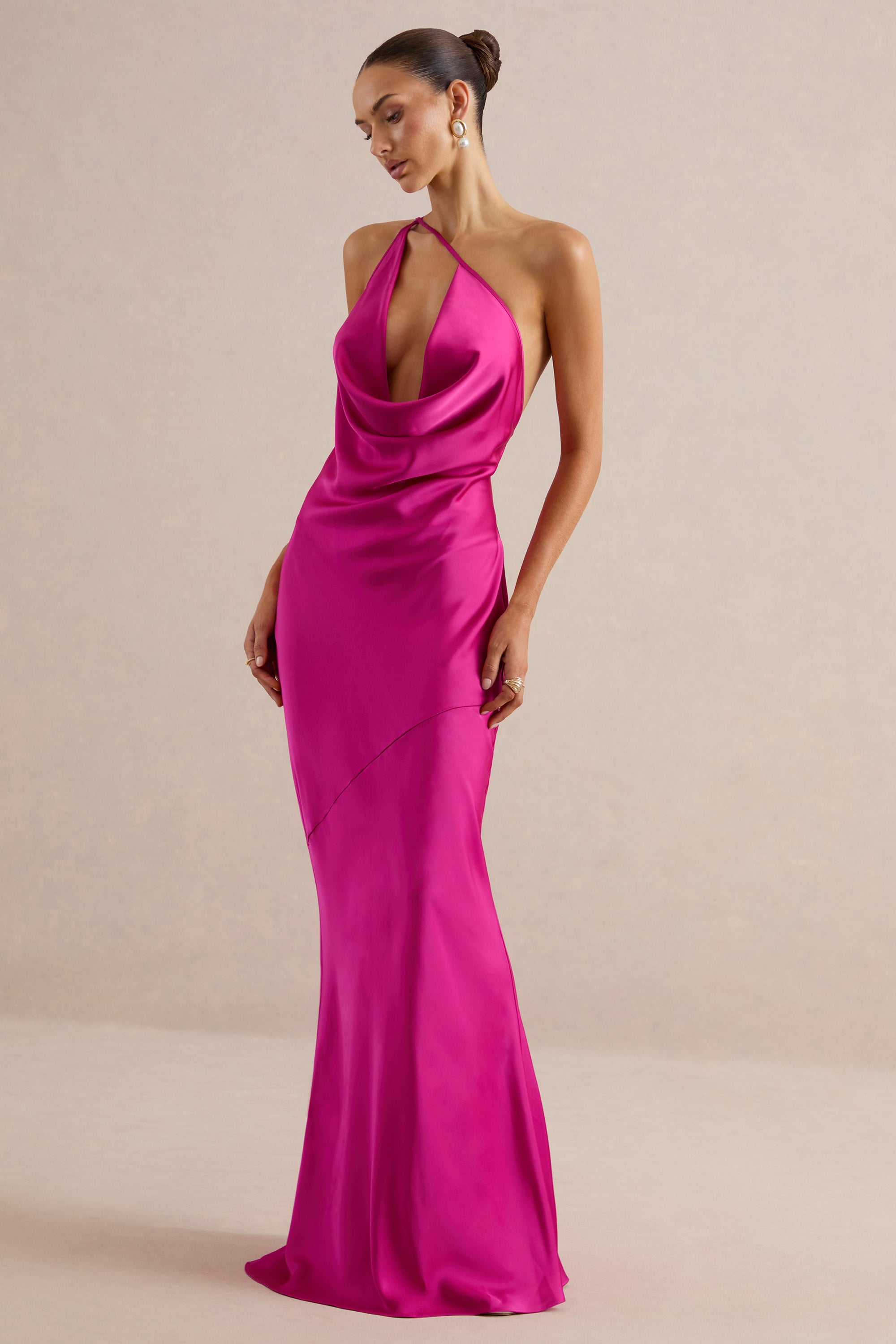 ECM_HR_Kamalyn Hot Pink Satin Asymmetric-Neck Maxi Dress CL138541080 32.jpg