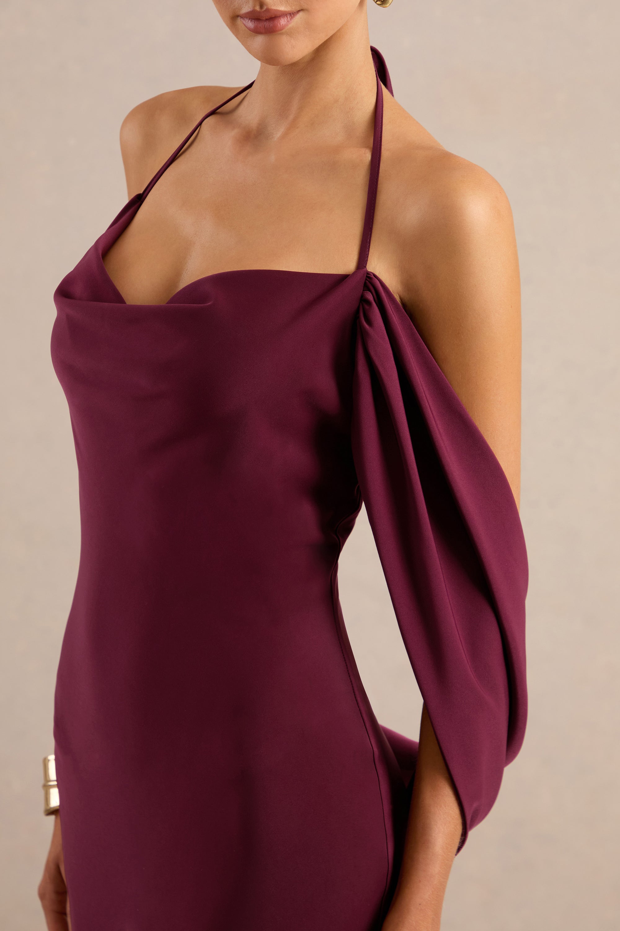 ECM_HR_CL138542102 - Karisa | Burgundy Satin Cowl-Neck Maxi Dress With Draped Detail3.jpg
