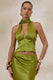 ECM_HR_CL138550031 - Lareina _ Olive Satin Maxi Skirt + CL138549031 - Lareina _ Olive Satin Halter-Neck Top 8.jpg