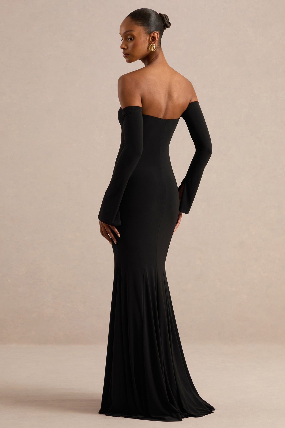 ECM_HR_CL138559001 - Gaelline _ Black Bardot-Neck Fishtail Maxi Dress6.jpg