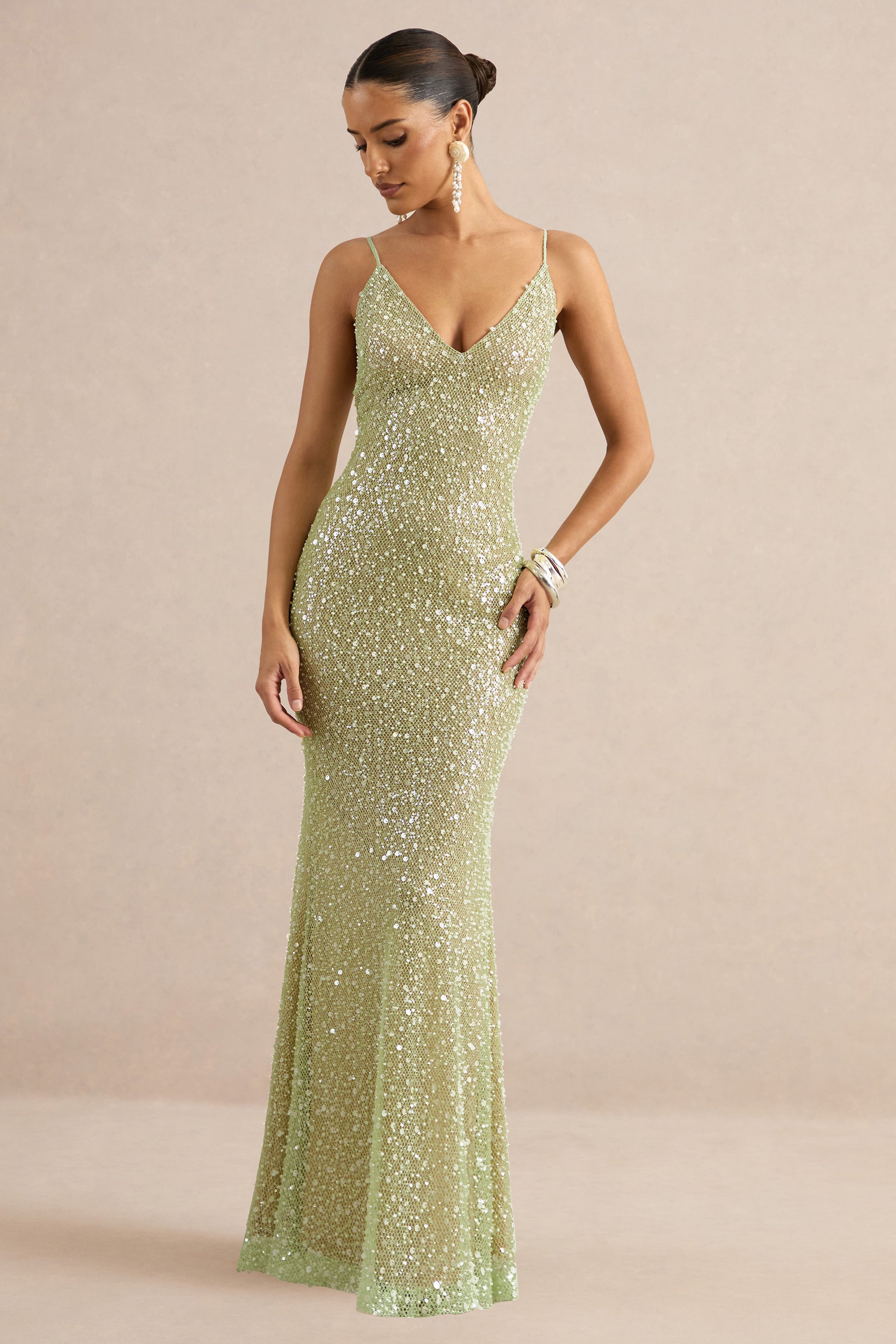 ECM_HR_Minna Green Sheer Sequin Plunge-Neck Maxi Dress CL138611037 19.jpg