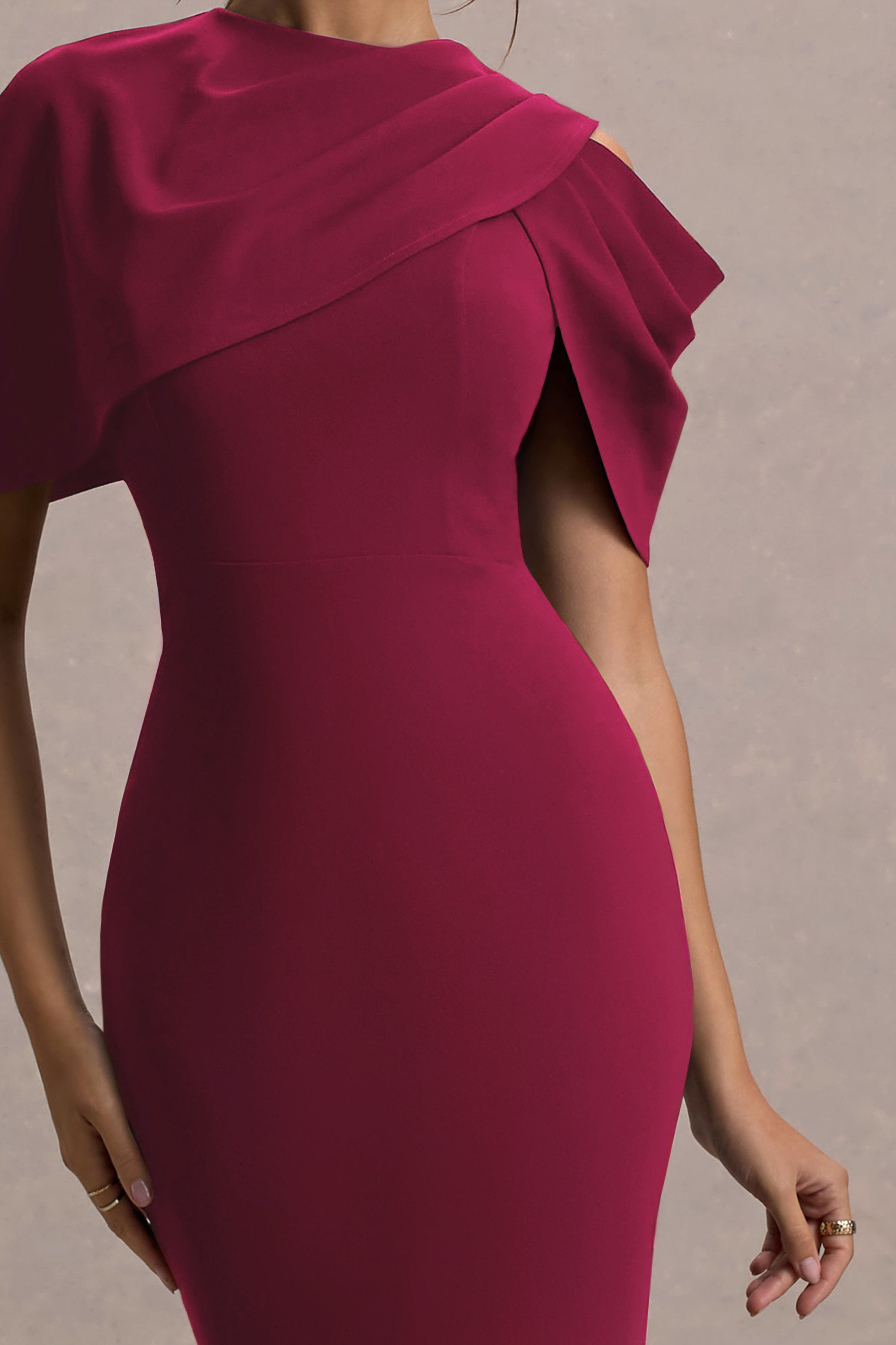 ECM_HR_CL135270037 - Dorothea  - Berry Draped Midi Dress With Cape_detail.jpg