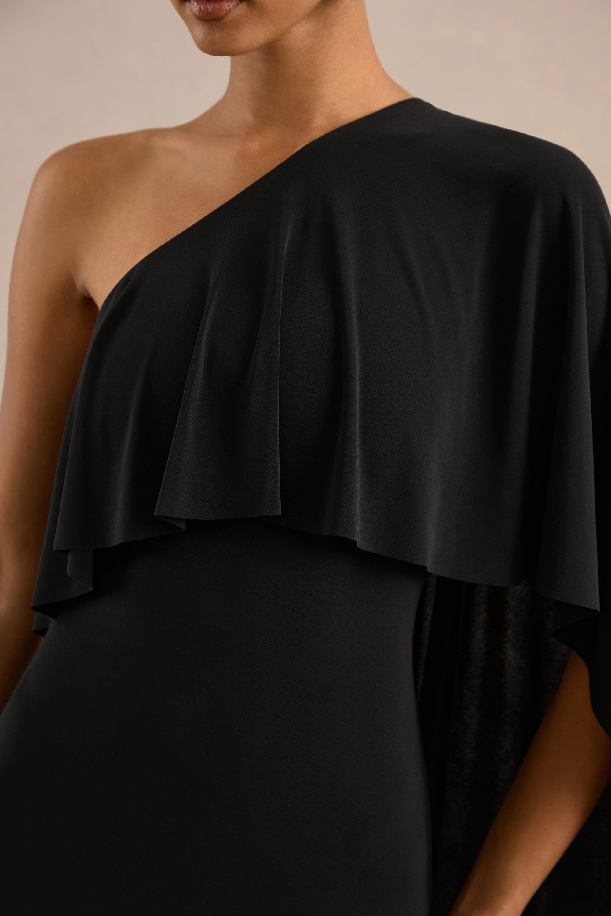 ECM_HR_CL138736001 - Ciarra Black Asymmetric-Neck Maxi Dress With Cape Detail5.jpg