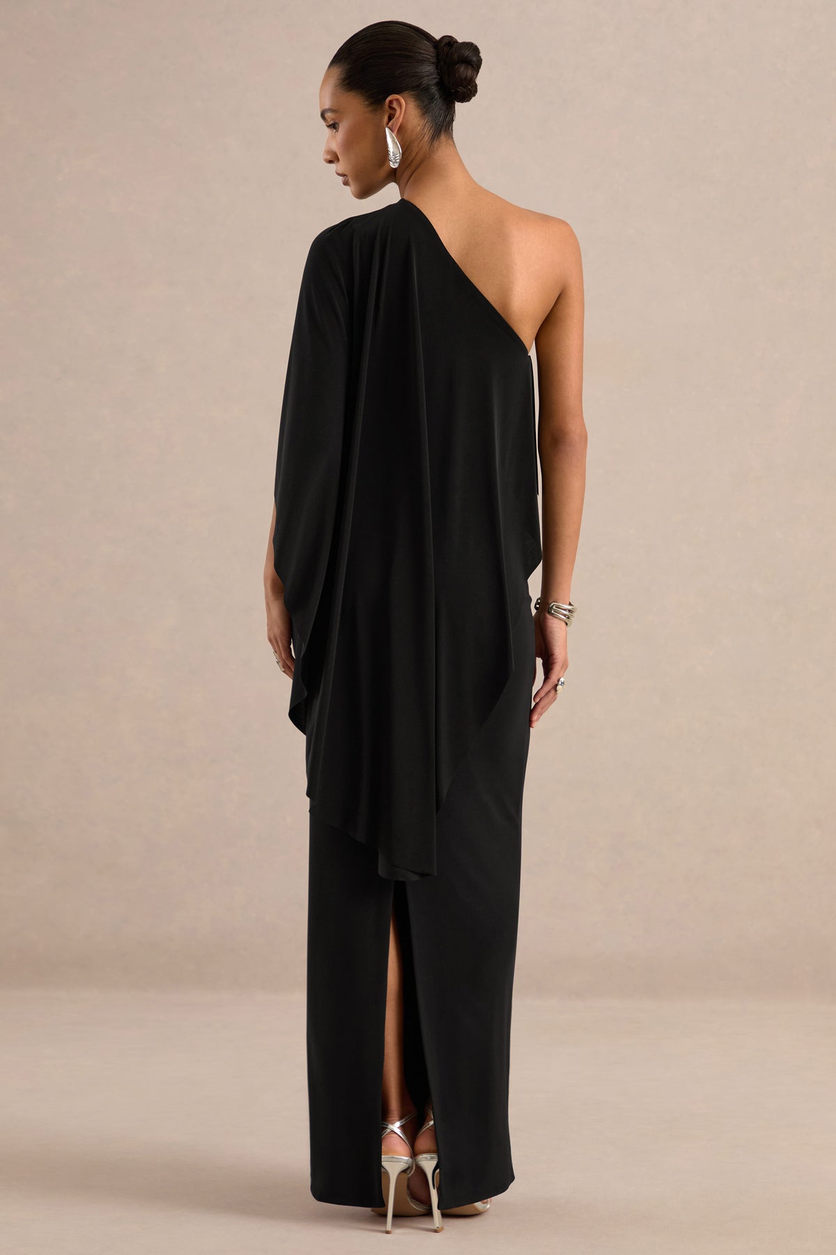 ECM_HR_CL138736001 - Ciarra Black Asymmetric-Neck Maxi Dress With Cape Detail6.jpg