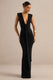 CL13896300106_ECM_HR_CL138963001_-_Eleanor___Black_Plunging_V-Neck_Maxi_Dress_with_Drape_Detailing_1