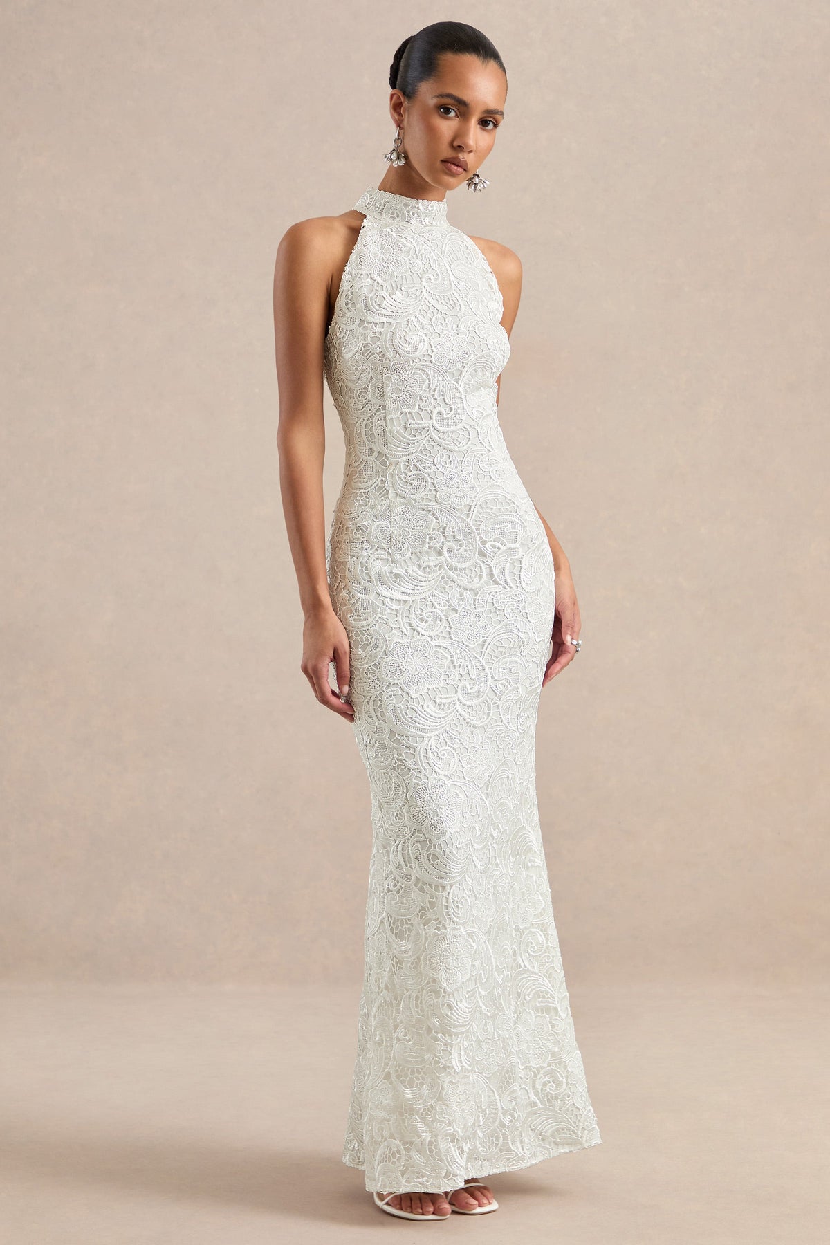 CL13917311006_ECM_HR_CL139173110_-_Devenia___White_Lace_High_Neck_Maxi_Dress_With_Low_Back_And_Back_Split2