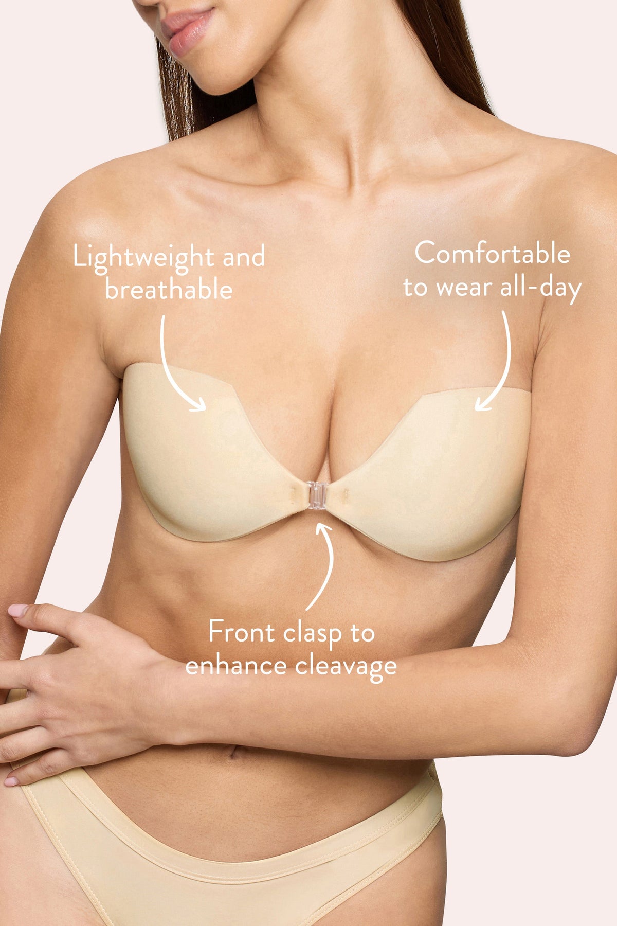 Demi Sticky Bra | Boomba Demi Sticky Bra Sand