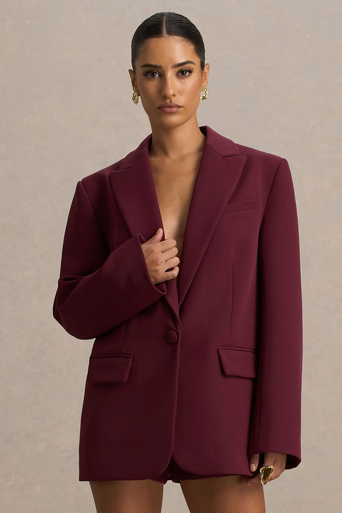 Katherine | Burgundy skräddarsydd kavaj