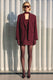 Katherine | Burgundy skräddarsydd kavaj