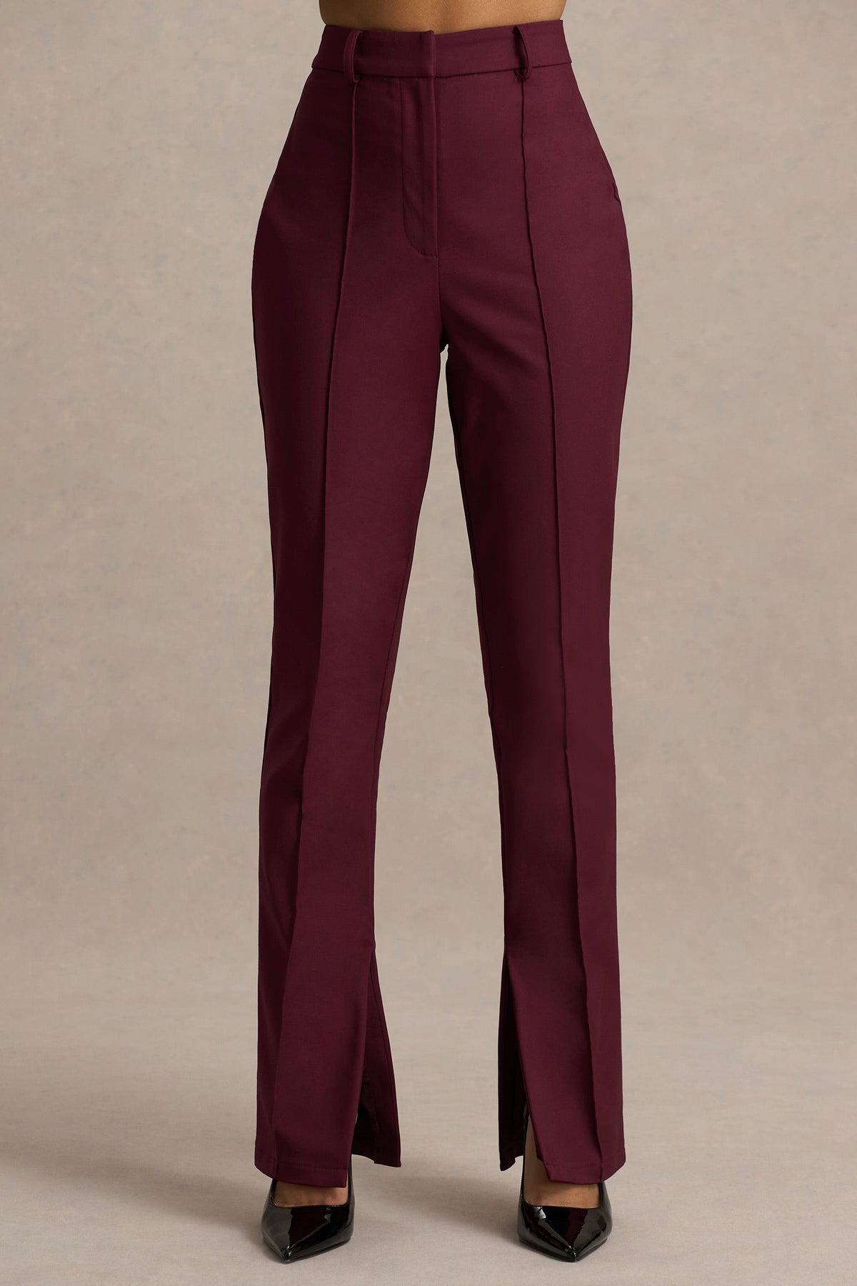 Wonder Woman | Burgundy skräddarsydda byxor
