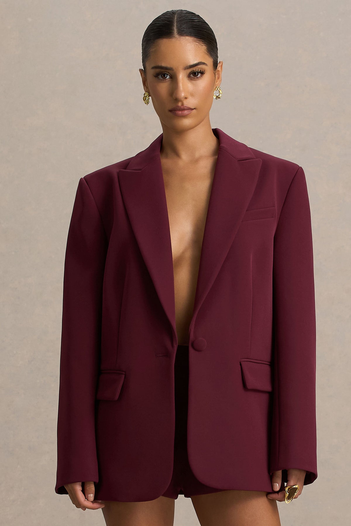 Katherine | Burgundy skräddarsydd kavaj
