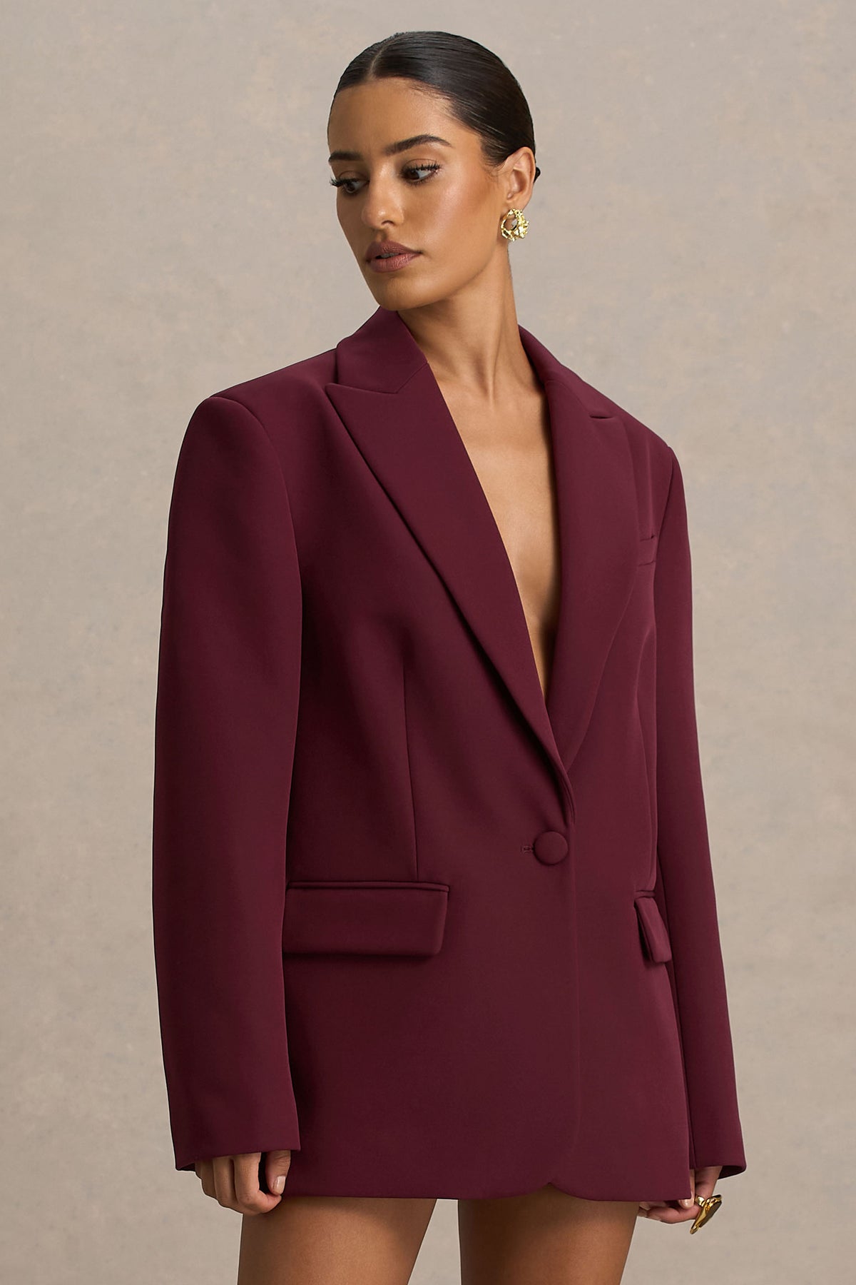 Katherine | Burgundy skräddarsydd kavaj