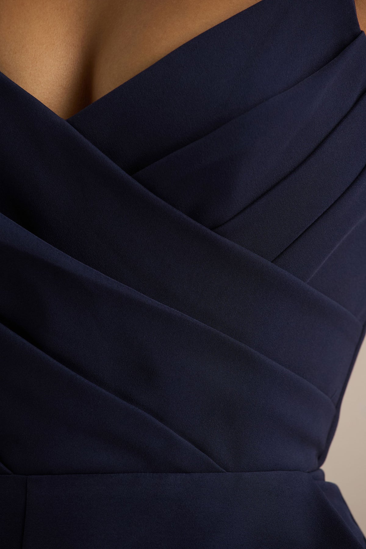 Dainty | Marinblå byxdress med hjärtformad överdel